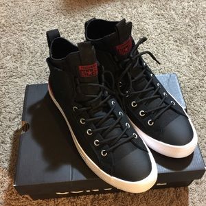 converse ultra mid black